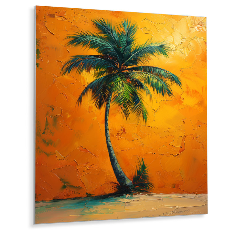Cassoday - palmiers et palmiers, art mural du salon, Sans cadre, H 12 po x l 20 po