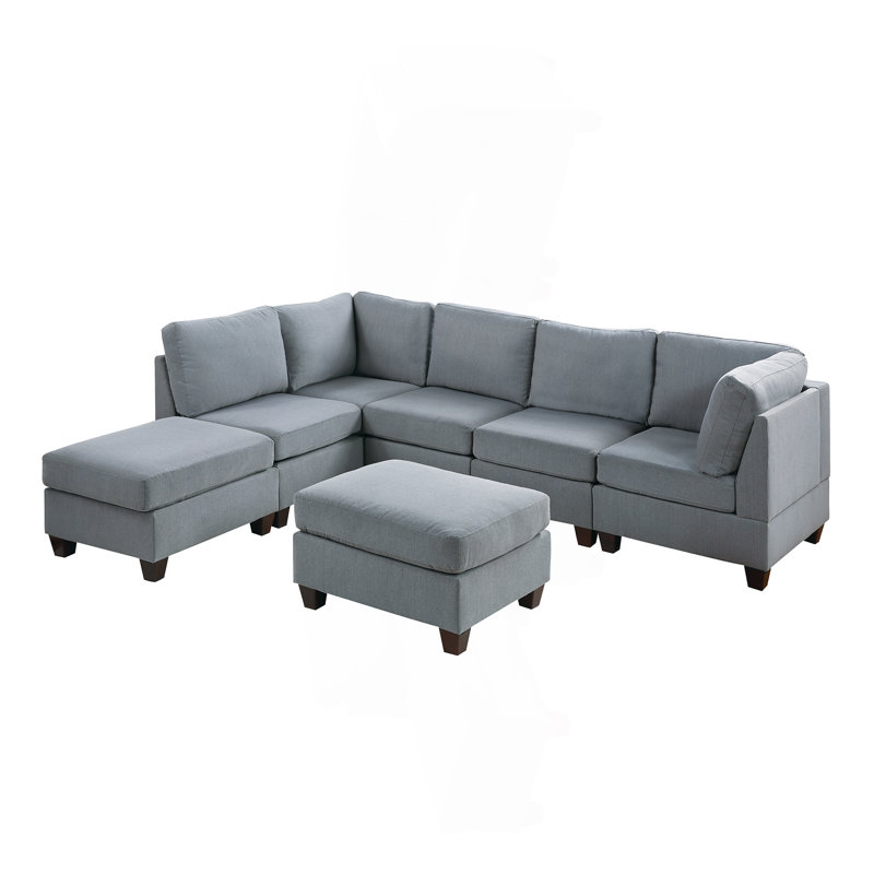 ENSEMBLE MODULAIRE - 7 pièces en gris