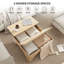 Table basse à plateau relevable avec rangement-676021704