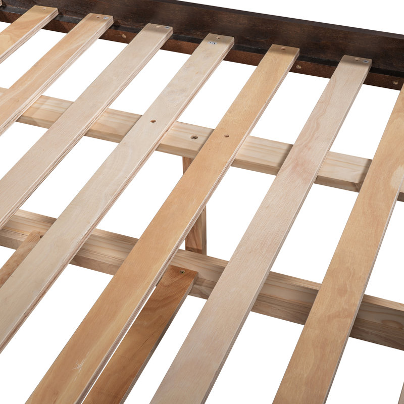 Full Over Bunk Bed With Adjustable Twin Trundle - Customizable Comfort In Meets Family Needs, Espresso