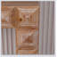 Console de style rustique à relief géométrique 59,06 po - Table d'entrée en bois massif et panneau de fibres à densité moyenne avec détails sculptés en 3D pour le salon / couloir