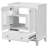 30" Bathroom Vanity Without Sink, Base Only, Multi-Functional Bathroom Cabinet With Doors And Drawer, Solid Frame And MDF Board-104923068