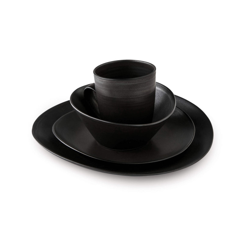 Barre Handmade Stoneware Salad/Dessert Plate, Stale