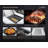 Mont Alpi Premium 94"W x 23"D x 46"H Deluxe Stainless Steel Modular Outdoor Kitchen Island with Refrigerator + 44"W 6-Burner BBQ Grill + Side Burner + Granite Countertops + Storage Cabinets & Drawers + Cover + Natural Gas Convertible + Lifetime Warranty