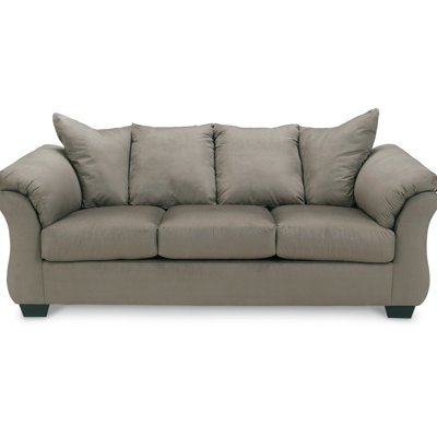 Dari Sofa, Classic Polyester, Foam Pillow Top Arms, 89 Inch