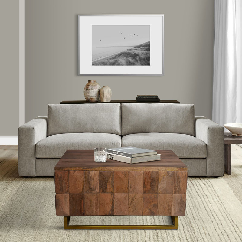 Clarkedale Solid Wood Top Coffee Table