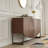 3 D wave texture sideboard