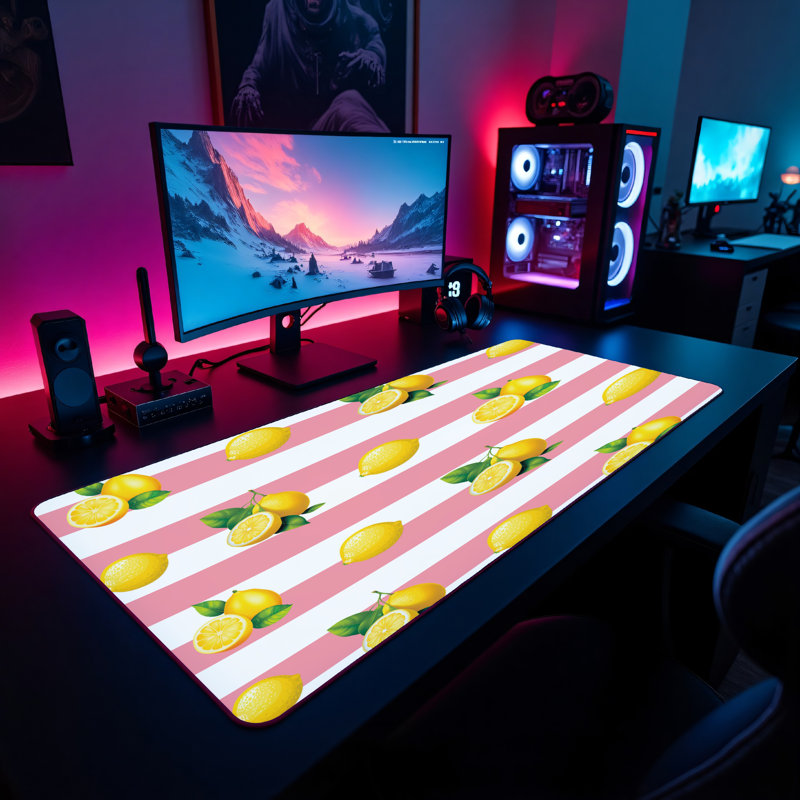 Polyester Desk Pad, 31.5x15.5