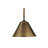 1 - Light Antique Copper Single Pendant