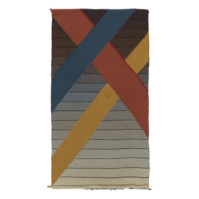 Modern One-of-a-Kind 3'3X6'2 Hand Knotted Area Rug