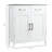 Bathroom Floor Cabinet, Freestanding Linen Cabinet, Storage Cabinet With 2 Drawers, Double Doors, Adjustable Shelf, White