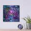 Art mural en métal luxueux «Purple Outburst II» par Regina Moore, art mural en métal, 36 po x 36 po-690794935