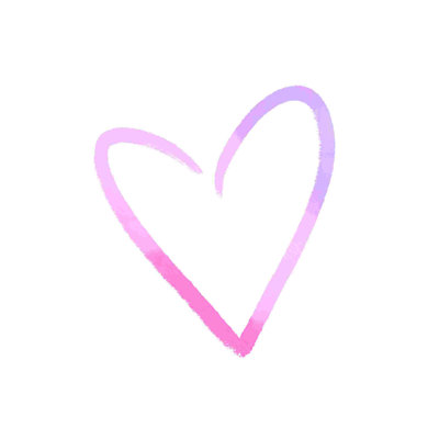 Cœur rosé