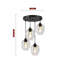 Thame 4 - Light Black Cluster Pendant-1619612144