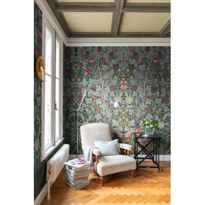 Vine Embroidery Wall Mural