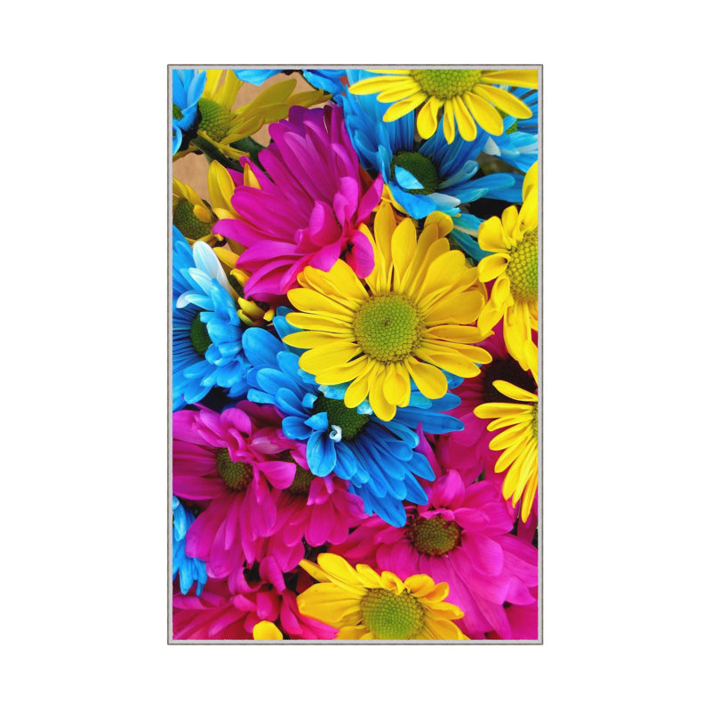 Premium Hall Carpet, 2.6 x 6.6 Feet, 100% Polyester, 650 g/m² | Antibacterial, Non-Slip Underside, 0.3 in Pile Height | Machine Washable, 3D Digital Printing | Durable & Stylish for Any Entryway or Living Room