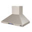 30" Professional 900 CFM Ducted Wall Mount Range Hood in Stainless Steel with Remote Control Included-541858727