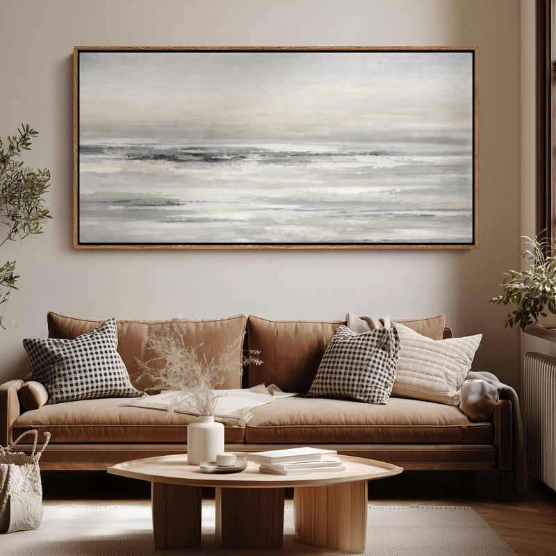 Impression sur toile encadrée extra large, H 30 po x l 60 po, Naturel
