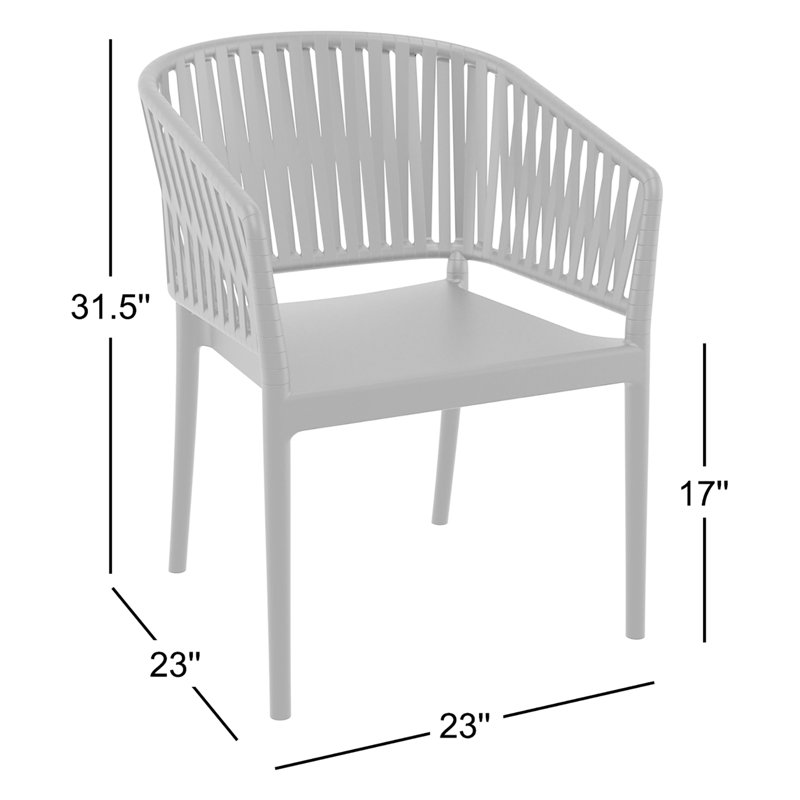 Chaise de salle à manger Newport, Noir