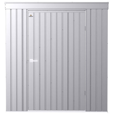 Elite Steel Storage Shed, 6X4, Galvalume