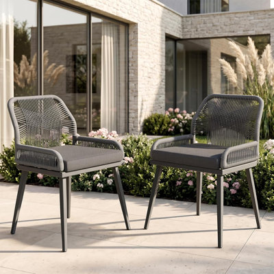 Ensemble de 2 chaises d'extérieur Meissalivve