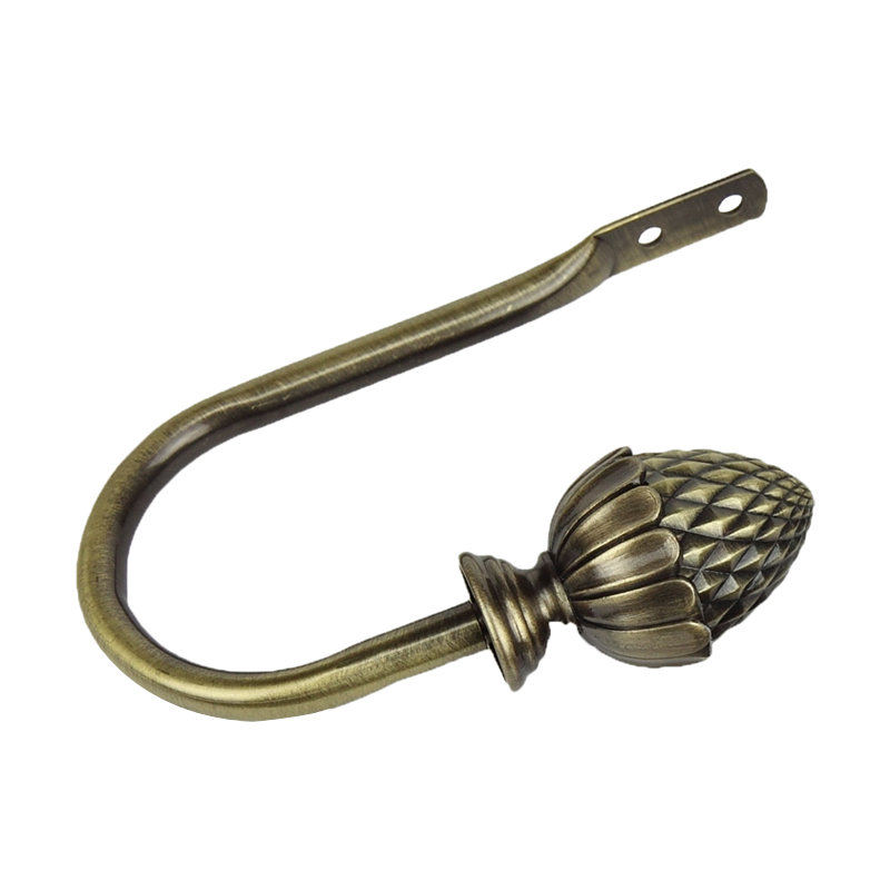 Retenue de rideau Franke, Laiton antique