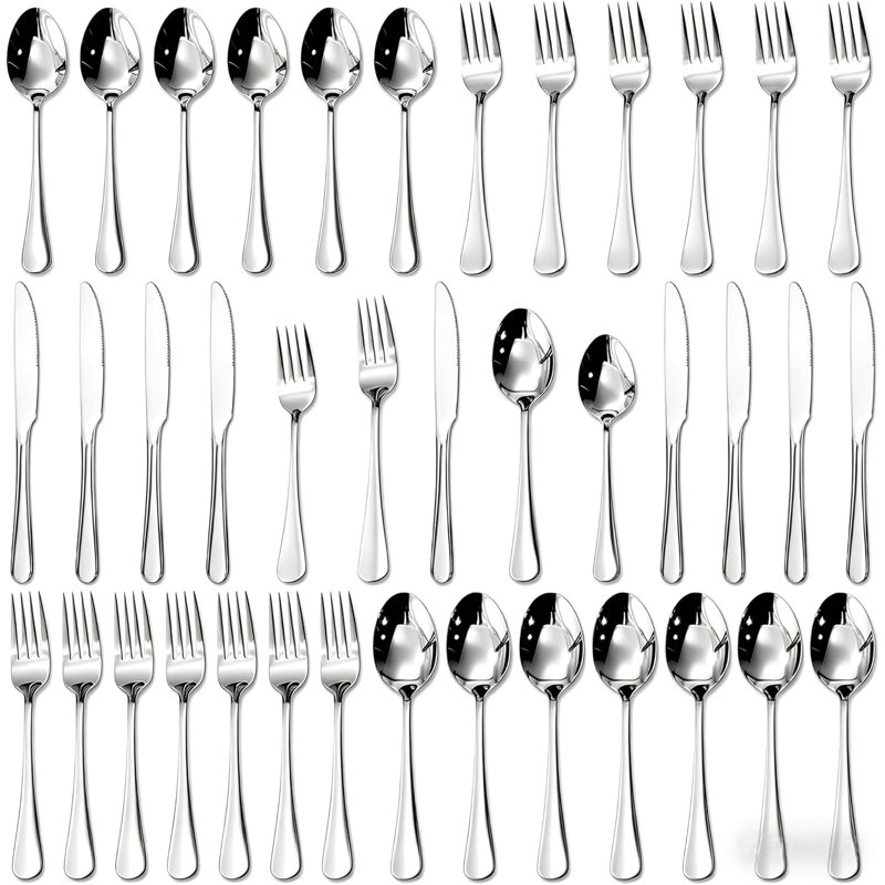 40-piece Silverware Set For 8