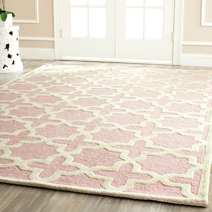 Igna Hand Tufted Wool Geometric Rug, Rectangle 8' x 10'
