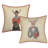Embroidered Throw Pillow