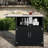 Versatile Outdoor Kitchen Island With Folding & Expandable Work Surfaces, A Spacious Storage Drawer, Cabinet And Lockable Wheels