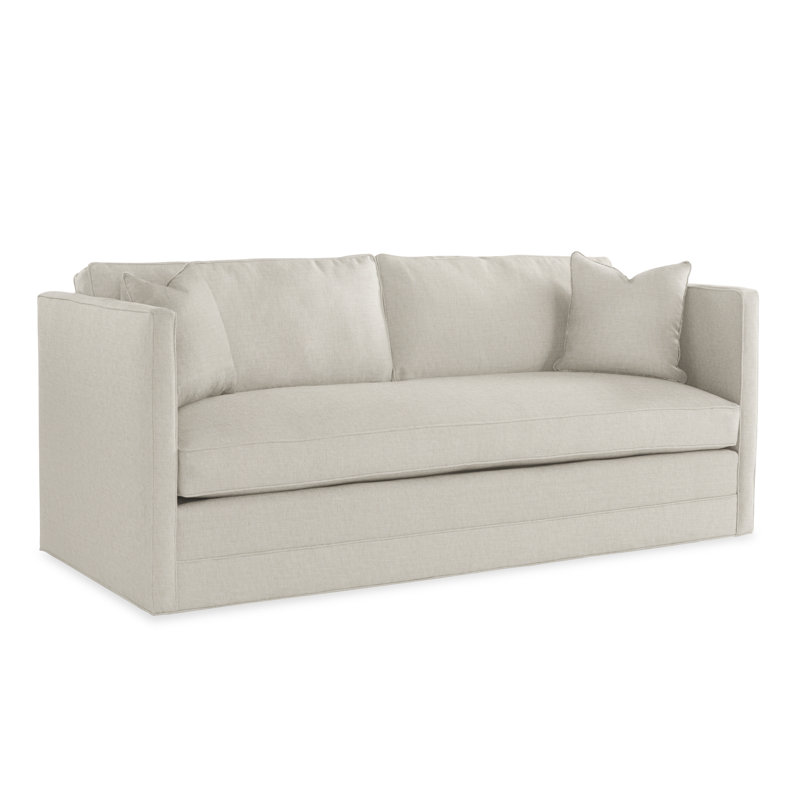 Landry Sofa, French Gray Polyester