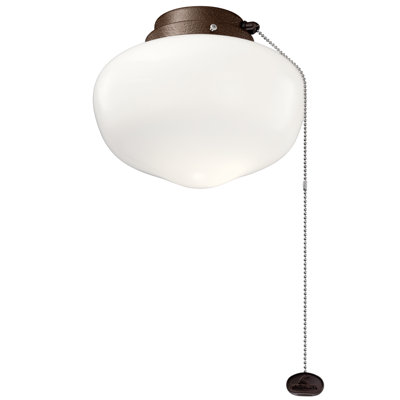 Ventilateur de plafond à DEL 1 lumière