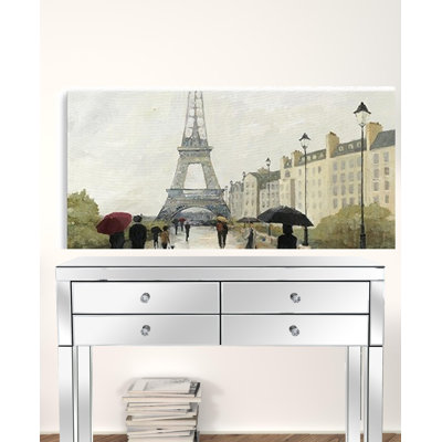 «Parisian Rainy Day», impression murale sans cadre