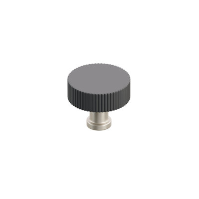 Emtek SELECT Wardrobe Knob Round Stem Straight Knurled Bar