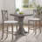 Fabiola 25'' X-Back Solid Wood Fabric Upholstered Bar & Counter Stool with Footrest-1456293041