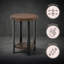 Pomona 20" Round End Table with 2 Shelves