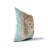 Lil Lying Leopard Tile Blue Throw Pillow-107792368