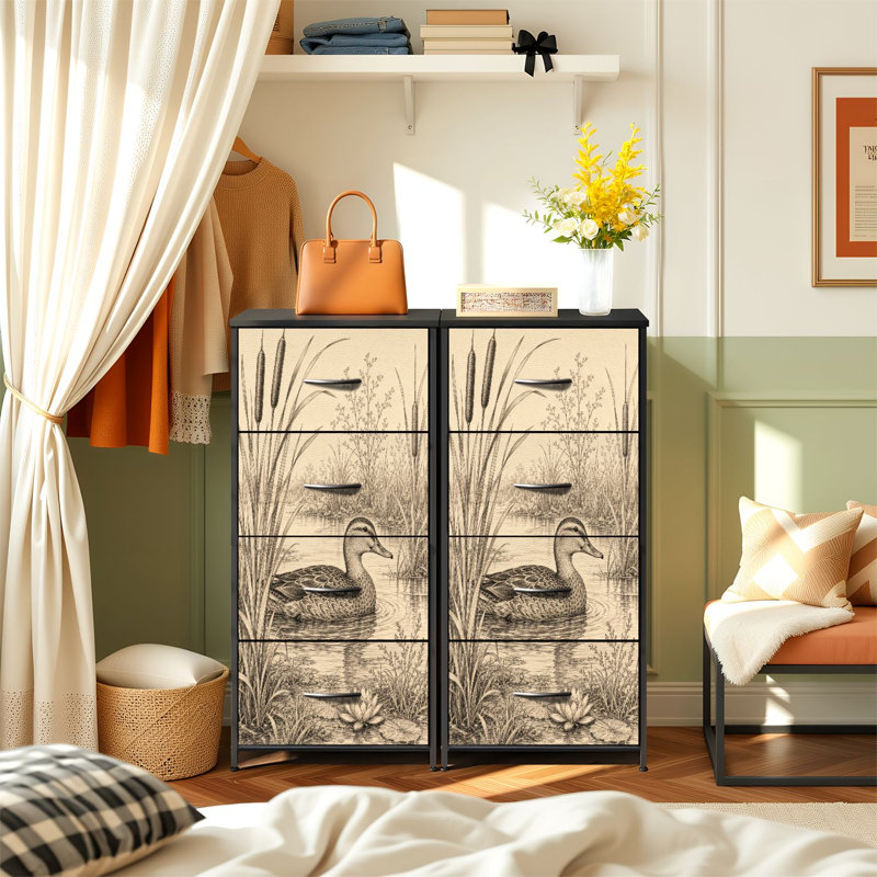 Commode de rangement verticale 4 tiroirs