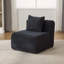Chaise d'appoint avec repose-pieds, assise profonde et douce pour les espaces de vie modernes-120008642