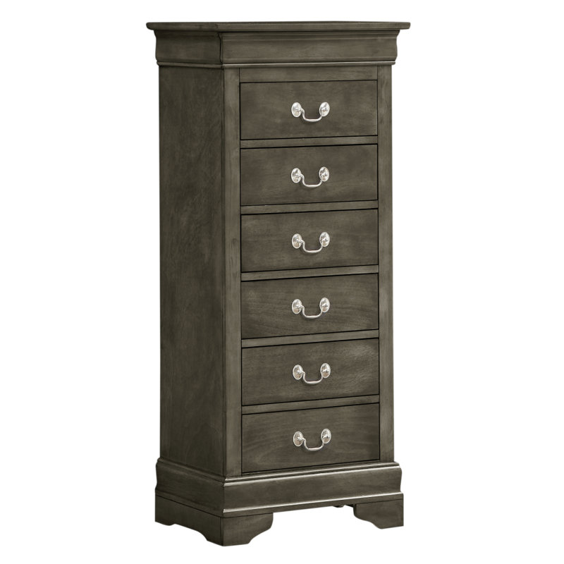 Commode à linge Louis Phillipe, Gris