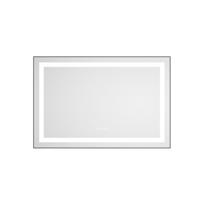 Modern 36 X 24 Inch Led Bathroom Mirror With Front And Backlight