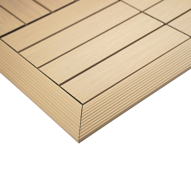 Carrelage de terrasse extérieur 2 "x 12" en bois de cèdre japonais 2 pièces / boîte, Cèdre du Japon