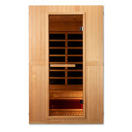 Dynamic Infrared Serenity Dual Tech 2 Person Bluetooth Compatible FAR Infrared Hemlock Sauna