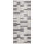 Loki Modern Geometric Beige Machine Washable Area Rug-37858493