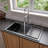 34'' L Single Bowl Granite Kitchen Sink-95312628