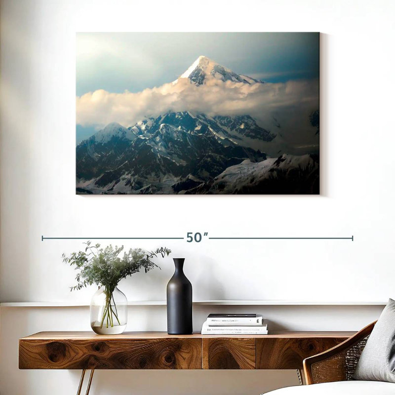 Alvord Snowy Mount McKinley, H 26 po x l 39 po