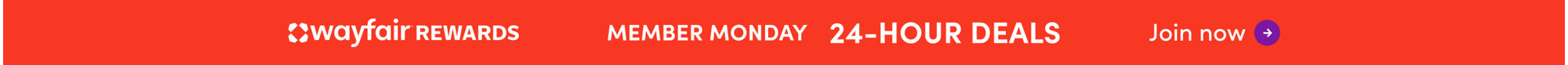 Wayfair Rewards Member Monday 24-hour deals, join now.