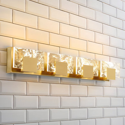 4-Light Modern Bathroom Vanity Light