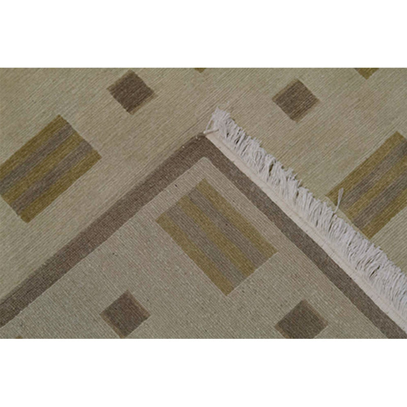 Tapis ivoire noué à la main de haute qualité