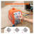 1 HP Dual-Cylinder Refrigerant Recovery Machine - Portable HVAC AC Service Tool for Vapor & Liquid R134A, R410A, R22